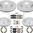 Coated Disc Brake Rotors & Brake Pads For Chrysler 300 All Wheel Drive 05-2021