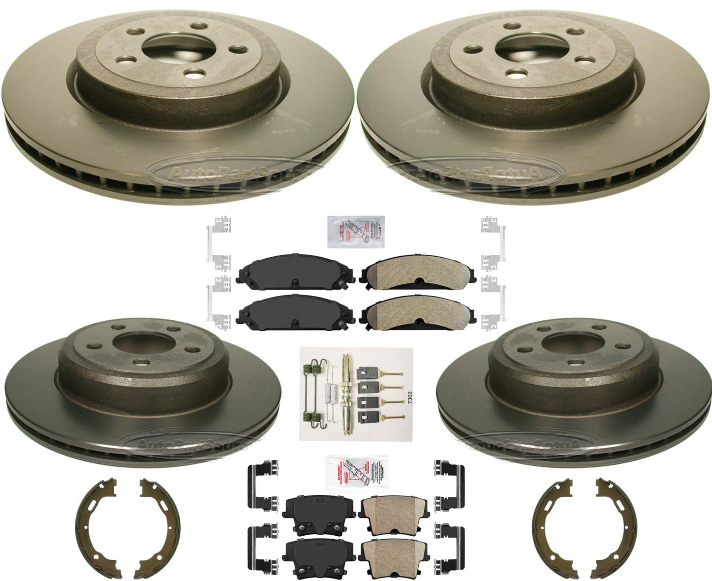 Performance Disc Brake Rotors Brake Pads For Chrysler 300 All Wheel Drive 05-21