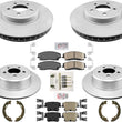 GEO Coated Disc Brake Rotors and Brake Pads For Dodge Charger SXT 2006-2022