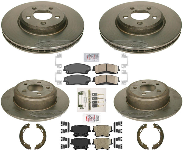 Performance Disc Brake Rotors and Brake Pads For Dodge Charger SXT 2006-2022