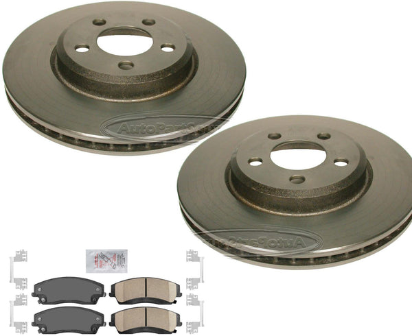 Front Performance Disc Brake Rotors Brake Pads For Dodge Charger SXT 2006-2022