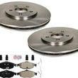 Frt Disc Brake Rotors & Brake Pads kit For Chrysler Sebring Dodge Stratus 01-06