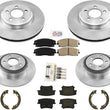 Rotores de freno de disco delantero y trasero y pastillas de freno para Dodge Charger SXT 2006-2022