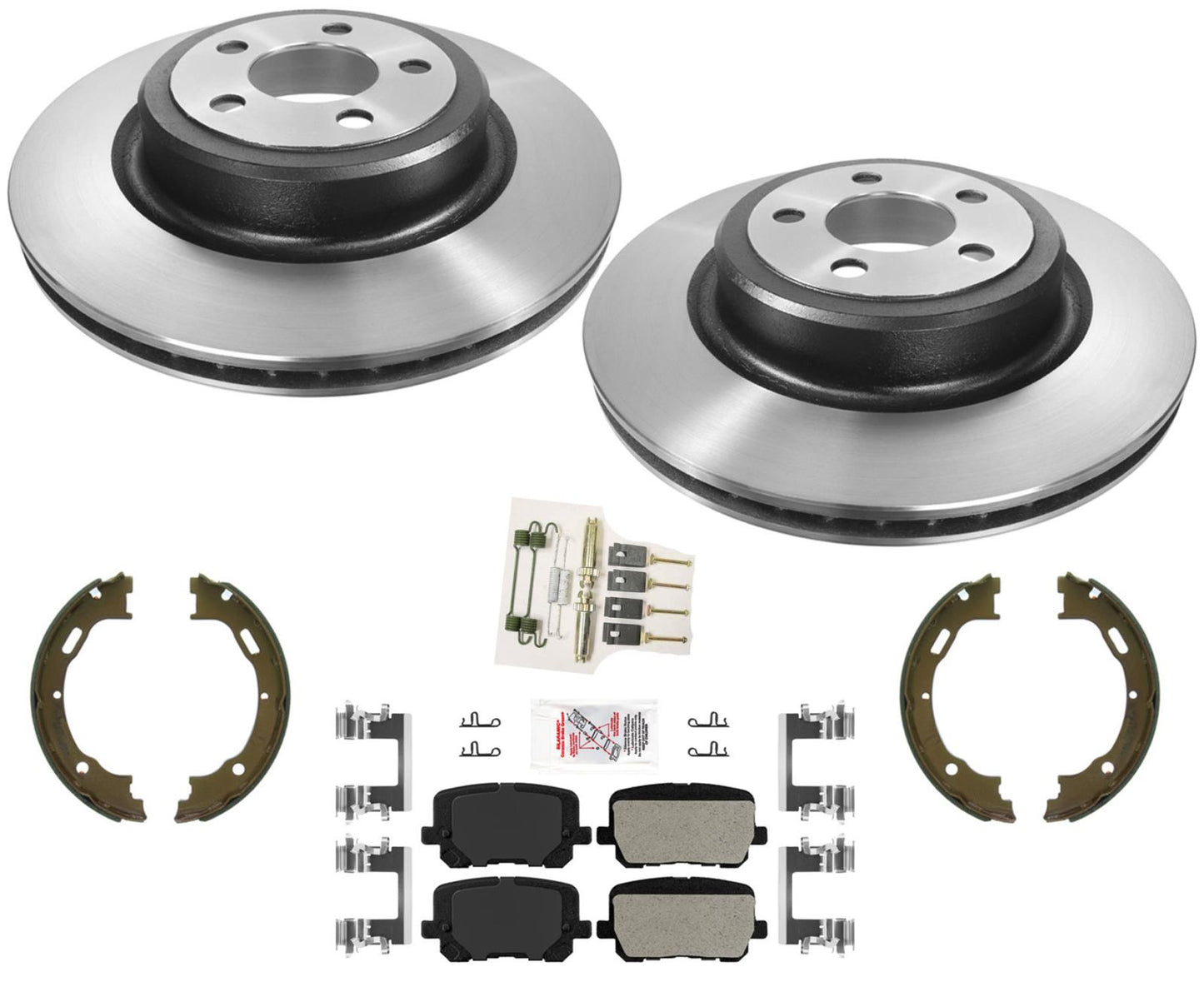 Rotores de freno de disco de carbono Pastillas de rendimiento ASD para Dodge Charger Pursuit 14-2022