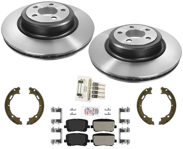 Carbon Disc Brake Rotors ASD Performance Pads for Dodge Charger Pursuit 14-2022