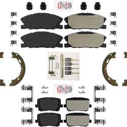ASD Performance Disc Brake Pads Parking Shoes For Dodge Charger Pursuit 2014-22