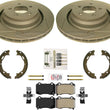 Performance Slotted Brake Rotors & Pads For Dodge Charger R/T Scat Pack 2015-20