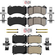 Front & Rear AmeriPRO Brake Pads For SRT8 6 Piston Brembo System 2012-2021