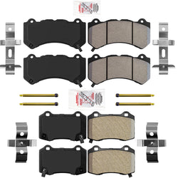 Front & Rear AmeriPRO Brake Pads For SRT8 6 Piston Brembo System 2012-2021