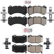 Front & Rear AmeriBRAKES Pads For Corvette 2015-2019 J56 6 Piston Brembo Brakes