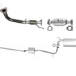 California New York Converter Muffler Pipe Exhaust System For accord 2.3L 98-02