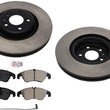 Front Carbon Disc Brake Rotors Pads for 345MM TRW Calipers Audi A6 Quattro 16-18