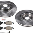 Frt Premium Disc Brake Rotors Pads for 345MM TRW Calipers Audi A6 Quattro 16-18