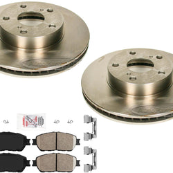 Front Disc Brake Rotors Brake Pads Hardware for Toyota Tacoma 2005-2015