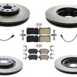 Carbon Disc Brake Rotors Brake Pads Sensor For Audi Q5 2012-2017 2.0L