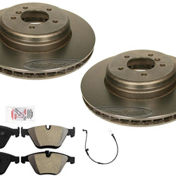 Carbon Performance Disc Brake Rotors Pads Parking Shoes for BMW 650i 2006-2010