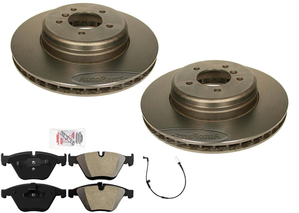Carbon Performance Disc Brake Rotors Pads Parking Shoes for BMW 650i 2006-2010