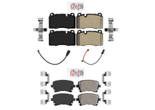AmeriPro Hardware del sensor de pastillas de freno de disco semimetálico para Audi Q5 3.0L V6 13-17