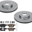 Front GEO Coated Disc Brake Rotors Brake Pads For Ford Bronco Sport 2021-2023