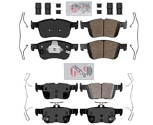 Ft & Rr AmeriPro Premium Ceramic Disc Brake Pads For Ford Bronco Sport 21-2023