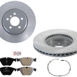 Front GEO Coated Disc Brake Rotors Disc Brake Pads For BMW 535d 2014-2016