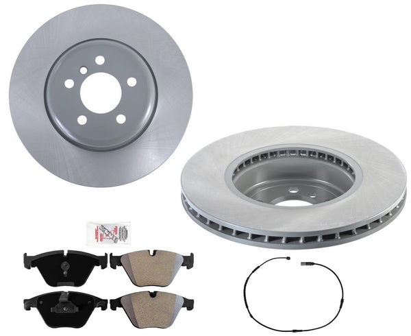 Front GEO Coated Disc Brake Rotors Disc Brake Pads For BMW 535d 2014-2016