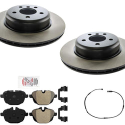 Rear Carbon Performance Disc Brake Rotors Disc Brake Pads for BMW 535d 14-16