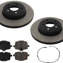 Rear Carbon Performance Disc Brake Rotors Disc Brake Pads For BMW 640i 12-16