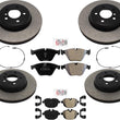 Front & Rear Disc Brake Rotors Disc Brake Pads For BMW 535d 2014 2015 2016