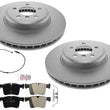Front GEO Coated Disc Brake Rotors Disc Brake Pads For BMW X3 2011-2017