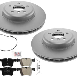 Front GEO Coated Disc Brake Rotors Disc Brake Pads For BMW X3 2011-2017