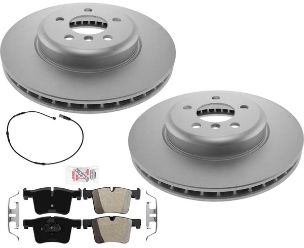 Front GEO Coated Disc Brake Rotors Disc Brake Pads For BMW X3 2011-2017