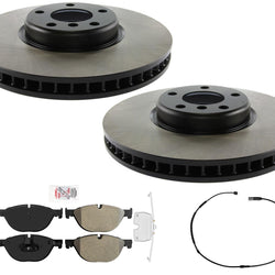 Front Carbon Brake Rotors Pads hardware For BMW 535i GT 10-17 REF 34116785669