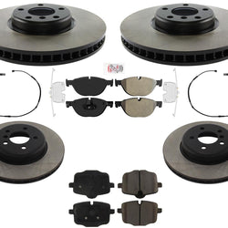Improved Performance Carbon Brake Rotors Pads hardware For BMW 650i 2012-2018