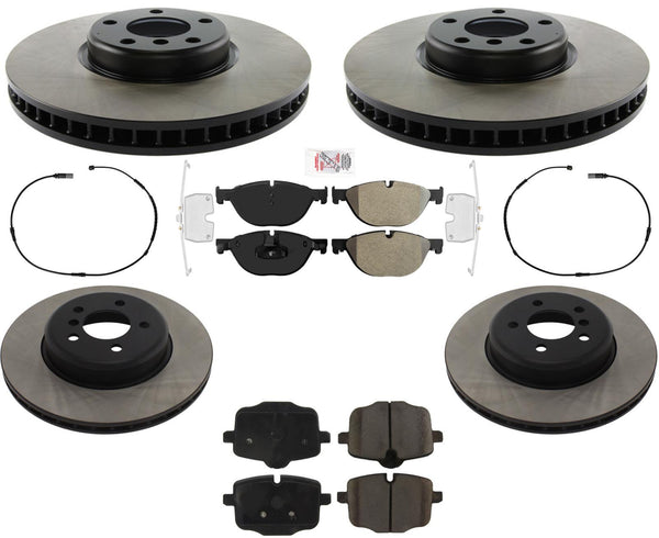 Improved Performance Carbon Brake Rotors Pads hardware For BMW 650i 2012-2018