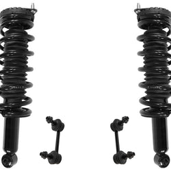 Rear Strut Assembly W/ Coil Springs & Links For Subaru Legacy Wagon 2005-2007