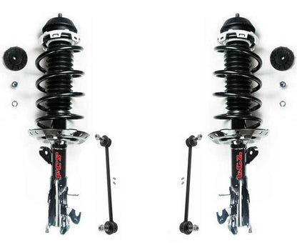 Front Struts W/ Coil Spring Assembly & Sway Bar Links For Honda Insight 10-2014