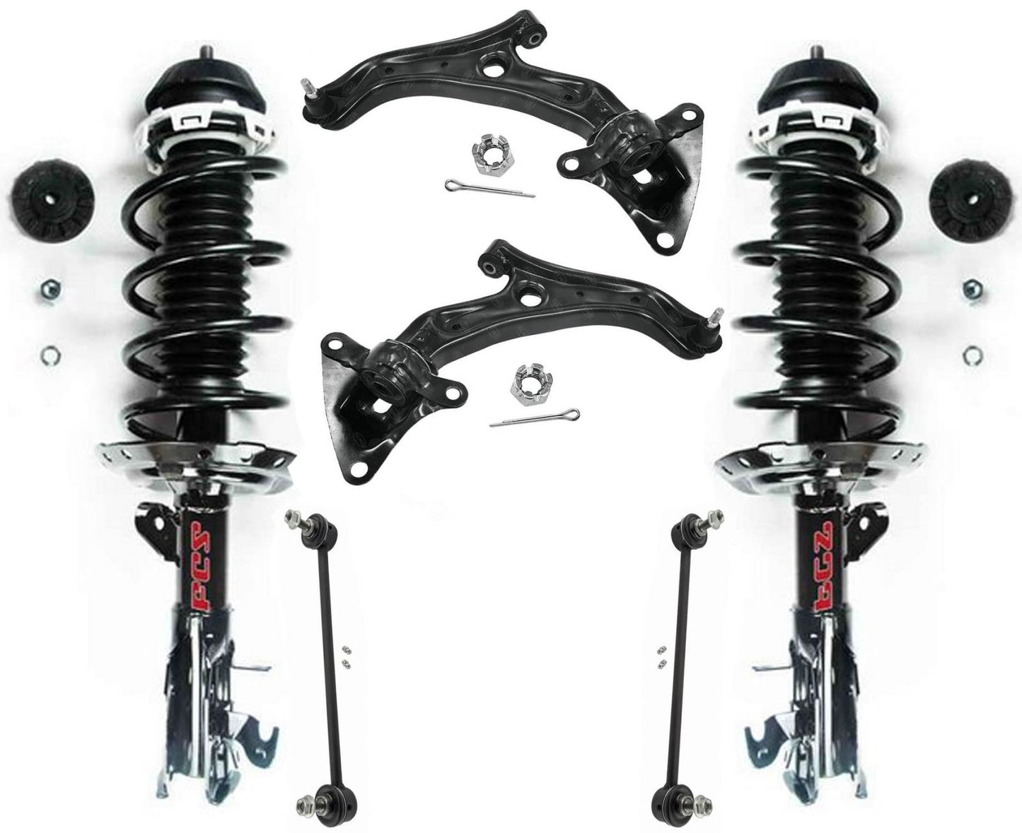 Brazos de control inferiores y enlaces delanteros completos para Honda Insight 2010-2011