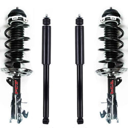Front Struts W/ Coil Spring Assembly & Rear Shocks For Honda Fit 2009-2013