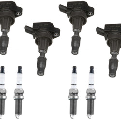 Direct Ignition Coils & Iridium Spark Plugs For Hyundai Elantra 1.6L 2017-2019