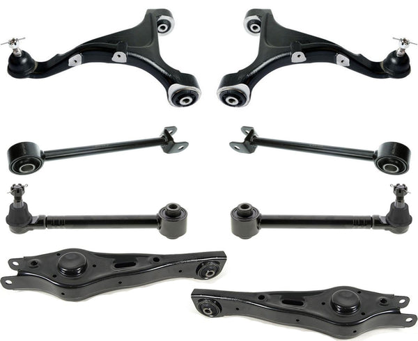 Rear Upper & Lower Control Arms W/ Ball Joints For Hyundai Santa Fe 2007-2012