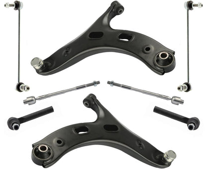 Front Lower Control Arms Tie Rods & Sway Bar Links For Subaru Forester 2019-2025