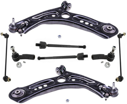Barras de acoplamiento y enlaces de brazos de control inferiores delanteros para Volkswagen Jetta 1.4L 2019-2022