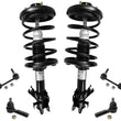 Front Complete Struts Tie Rods & Links For Nissan Maxima & Infiniti I30 00-01