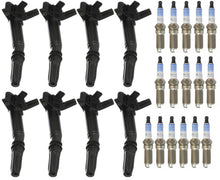 Coils & Motorcraft Double Platinum Spark Plugs For Ford E-350 6.2L V8 2018-2019