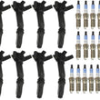 Ignition Coils & Double Platinum Spark Plugs For Ford E-350 6.2L V8 2018-2019