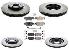 Carbon Front Rear Brake Rotors Brake Pads Hardware for Audi Q5 Hybrid 2013-2016