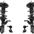 Front Complete Struts W/ Coil Spring Assembly & Links For Acura RSX 2002-2004