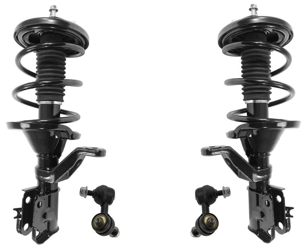Front Complete Struts W/ Coil Spring Assembly & Links For Acura RSX 2002-2004