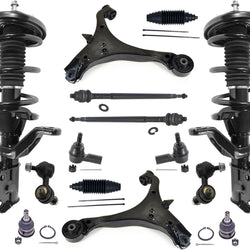 Front Struts Control Arms Ball Joints Tie Rods & Links For Acura RSX 2002-2004